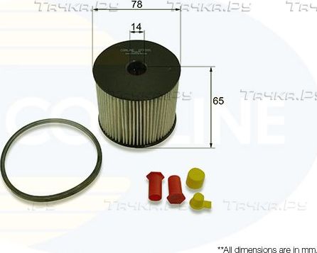 Топливный фильтр Comline для Peugeot Partner I 2000-2008. Артикул EFF086