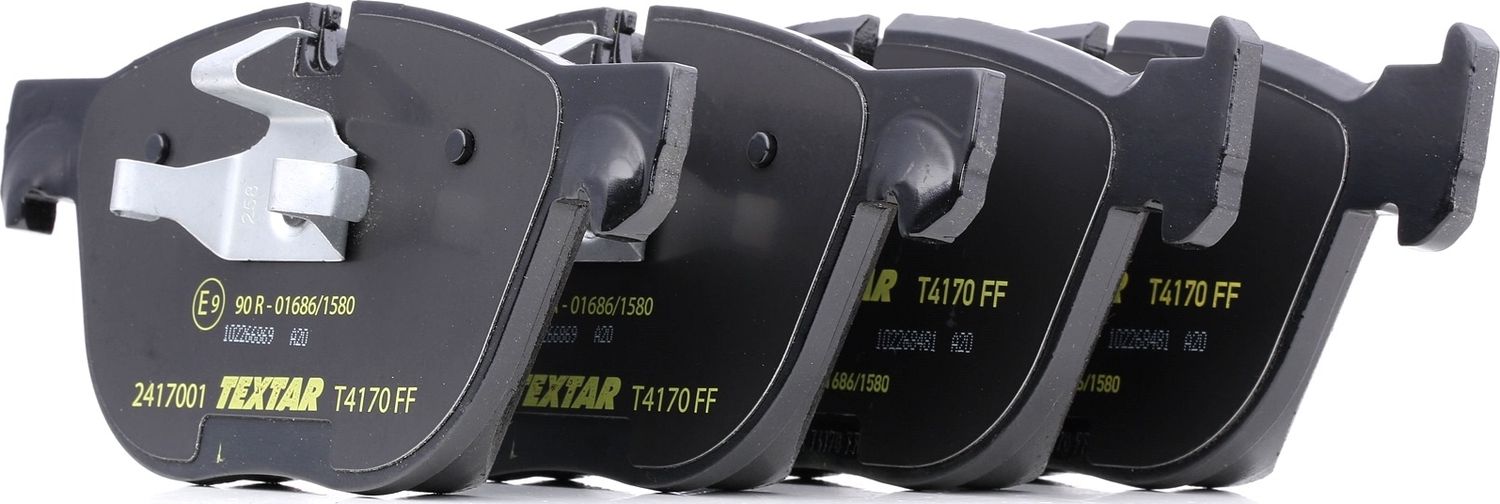 Тормозные колодки Textar Q+. Артикул 2417001