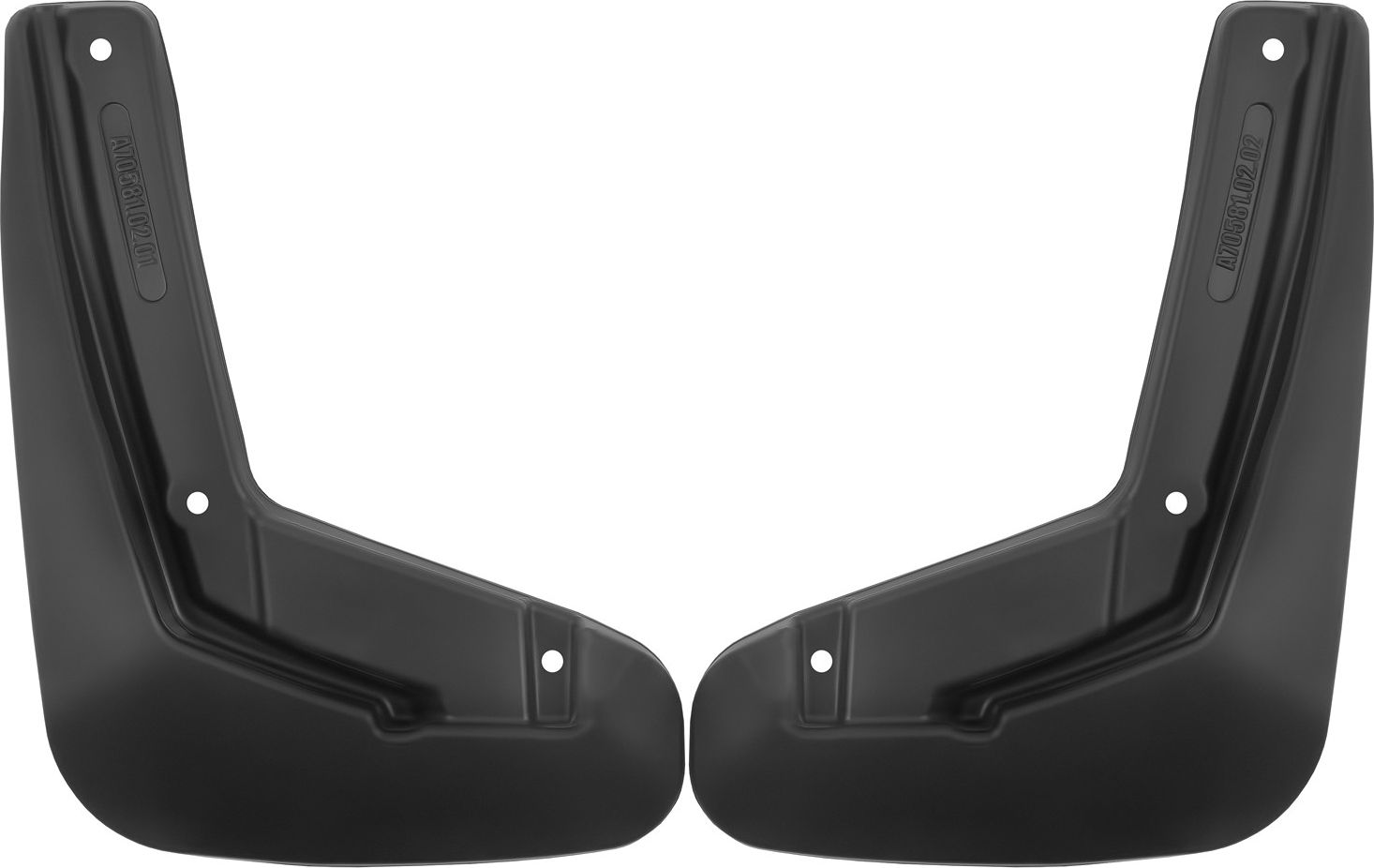 Брызговики REIN Стандарт задняя пара для Москвич 6 2023-2026. Артикул REIN.A70581.E11