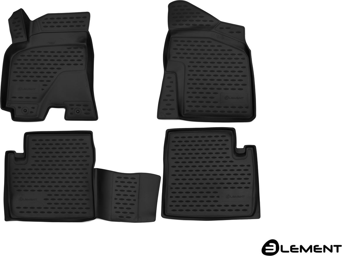 Коврики Element 3D для салона Chery Tiggo 3 2017-2026. Артикул ELEMENT3D6322210