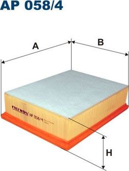Воздушный фильтр Filtron. Артикул AP 058/4