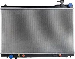 Радиатор охлаждения двигателя Zentparts. Артикул Z20179