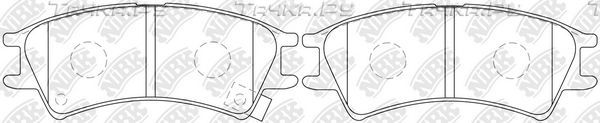 Тормозные колодки NiBK. Артикул PN0109