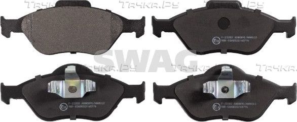 Тормозные колодки SWAG передние для Ford Fiesta V 2001-2010. Артикул 50 91 6401