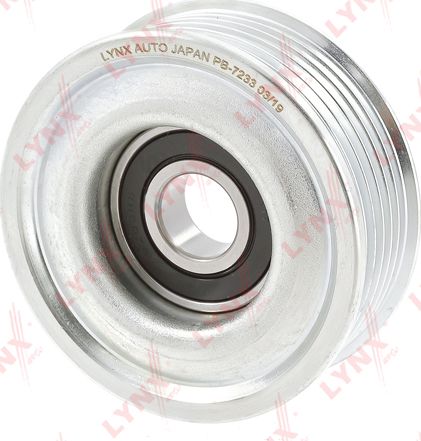 Направляющий (ведущий) ролик приводного поликлинового ремня LYNXauto для Mazda 2 II (DE) 2007-2015. Артикул PB-7233