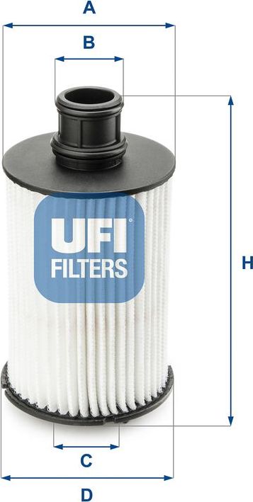 Масляный фильтр UFI. Артикул 25.073.02