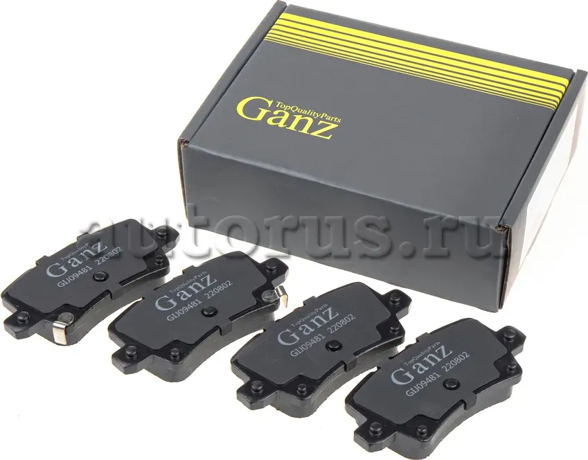 Колодки задние (Ganz). Артикул GIJ09481