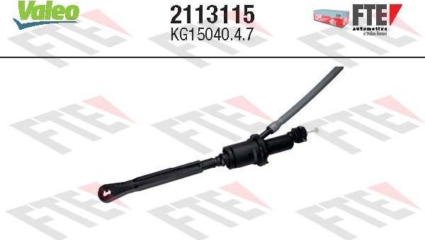 Цилиндр сцепления главный FTE (полимерный материал). Артикул 2113115