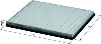 Салонный фильтр Mahle-Knecht. Артикул LA 130