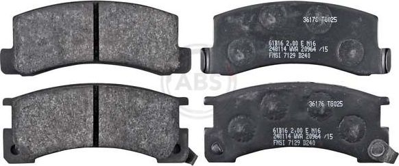 Тормозные колодки ABS. Артикул 36176