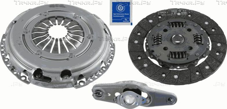 Сцепление (комплект) SACHS для Volkswagen Polo V 2016-2026. Артикул 3000 950 023