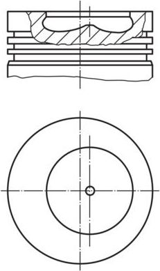 Поршневая група Mahle для IVECO EuroTech 1992-2026. Артикул 009 34 00