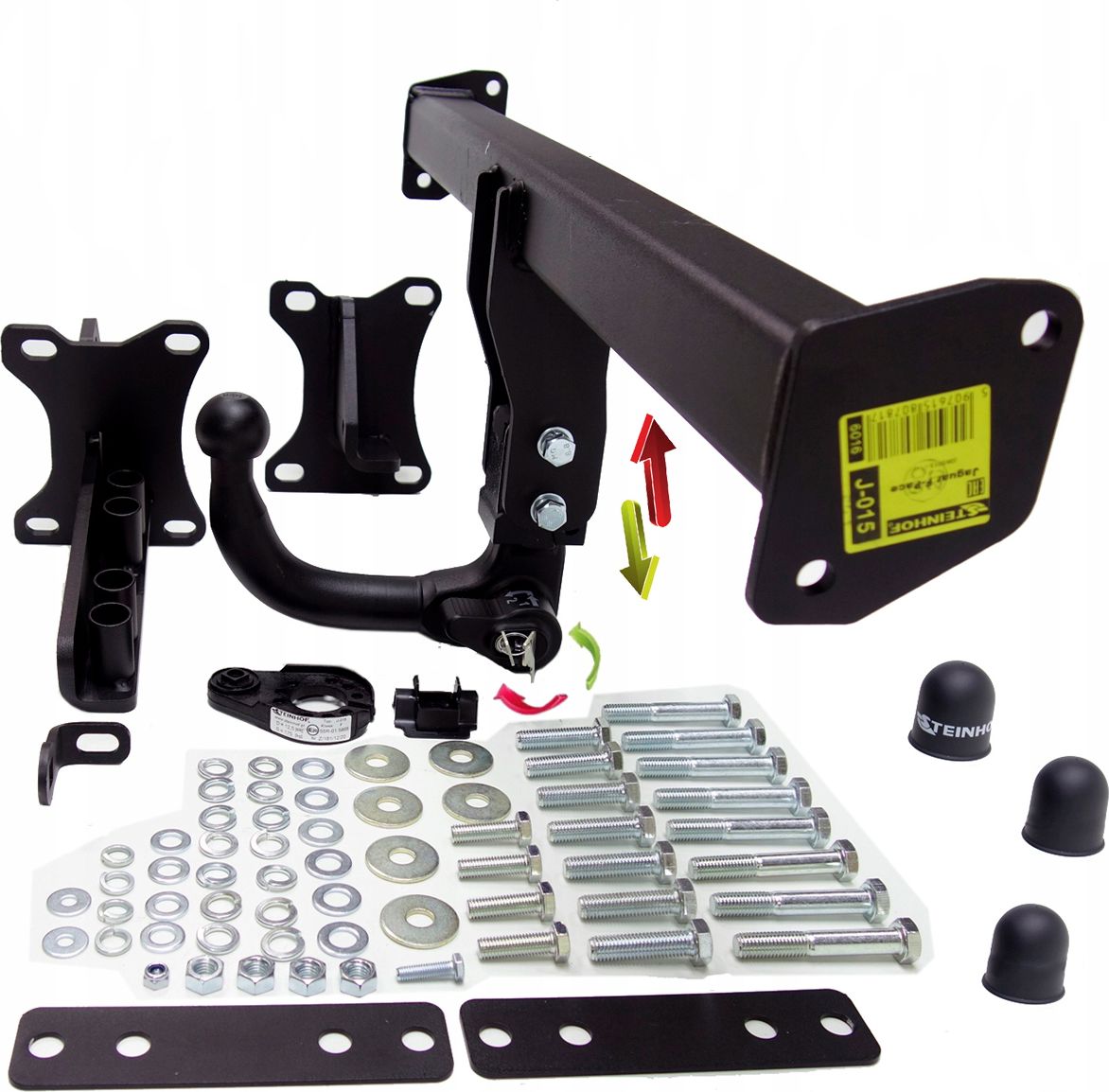 Фаркоп Steinhof для Jaguar F-Pace (X761) 2016-2026. Быстросъемный крюк. Артикул J-015