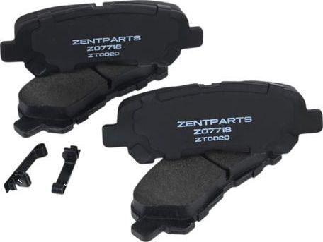 Тормозные колодки Zentparts. Артикул Z07718