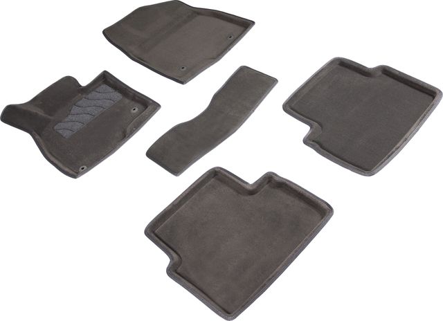 Коврики Seintex 3D ворсовые для салона Mazda 3 III 2013-2026 Серые. Артикул 86847