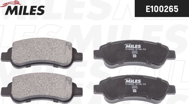 Тормозные колодки Miles (Semi-Metallic). Артикул E100265