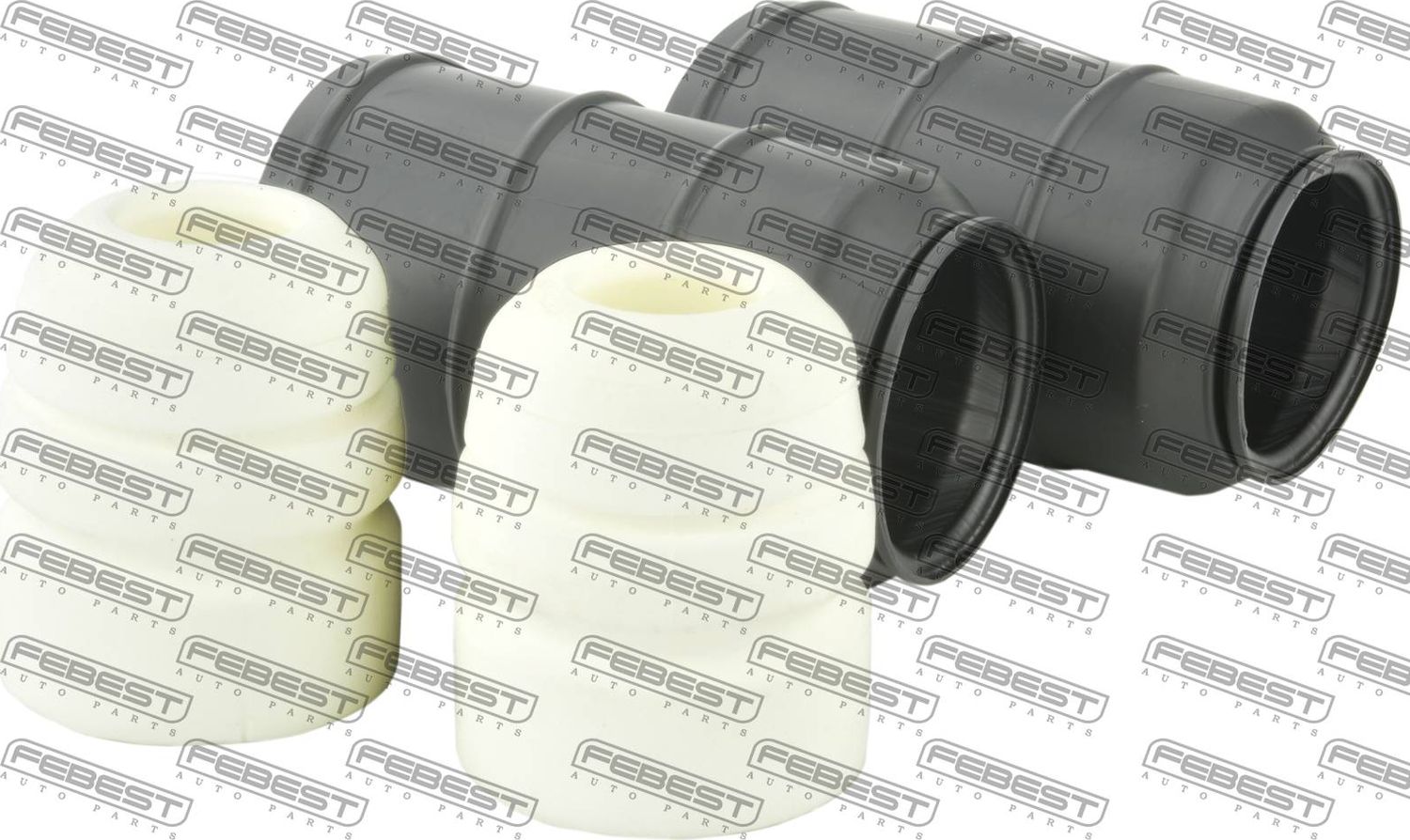 Комплект отбойников и пыльников амортизаторов (стоек) Febest. Артикул PGSHB-BOXF-KIT