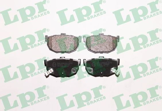 Тормозные колодки LPR. Артикул 05P089