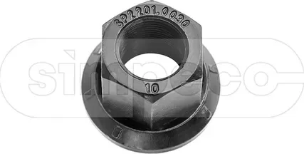 Гайка крепления колеса BPW (H31 мм, M22x1.5) (SP2201.0030) (Simpeco). Артикул SP22010030