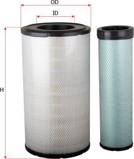 Воздушный фильтр Sakura. Артикул AS-5102-S