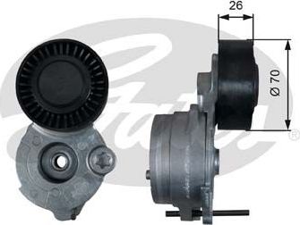 Натяжной ролик (натяжитель) приводного поликлинового ремня Gates DriveAlign®. Артикул T39333