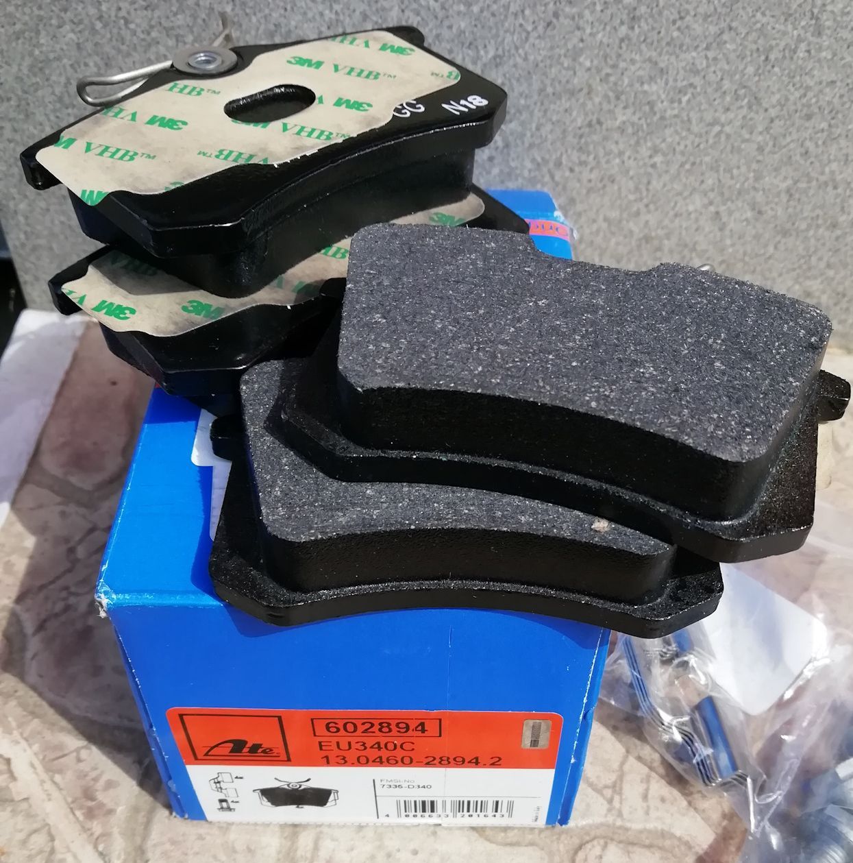 Тормозные колодки ATE. Артикул 13.0460-2894.2