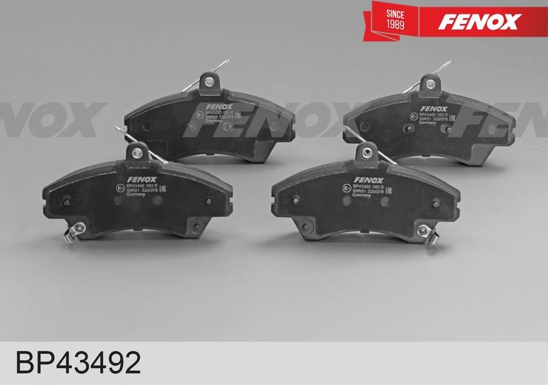 Тормозные колодки Fenox. Артикул BP43492