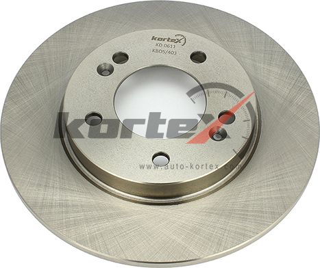 Диск тормозной KIA Ceed (18-) задний (1шт.) KORTEX. Артикул KD0611