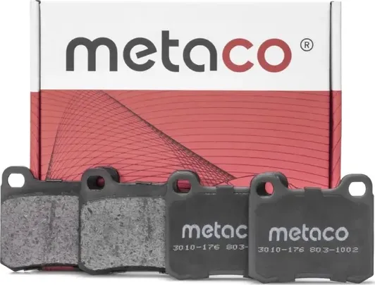 Колодки тормозные задние дисковые к-кт (Metaco) Metaco. Артикул 3010176