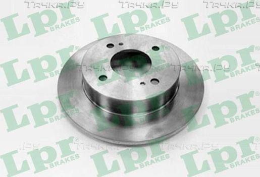 Тормозной диск LPR задний для Nissan Primera P10 1990-1998. Артикул N2554P