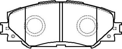 Тормозные колодки HSB. Артикул HP5176