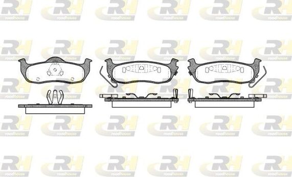 Тормозные колодки RoadHouse. Артикул 21106.02