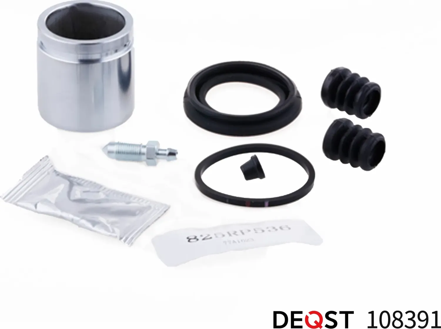 Ремкомплект тормозного суппорта с поршнем переднего (поршень O 48 mm, суппорт DA (Deqst). Артикул 108391