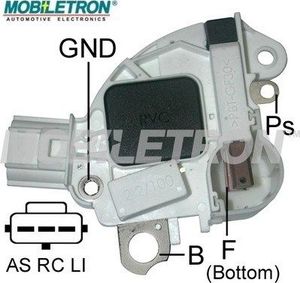 Реле-регулятор напряжения генератора Mobiletron для Ford C-MAX I 2003-2007. Артикул VR-F156