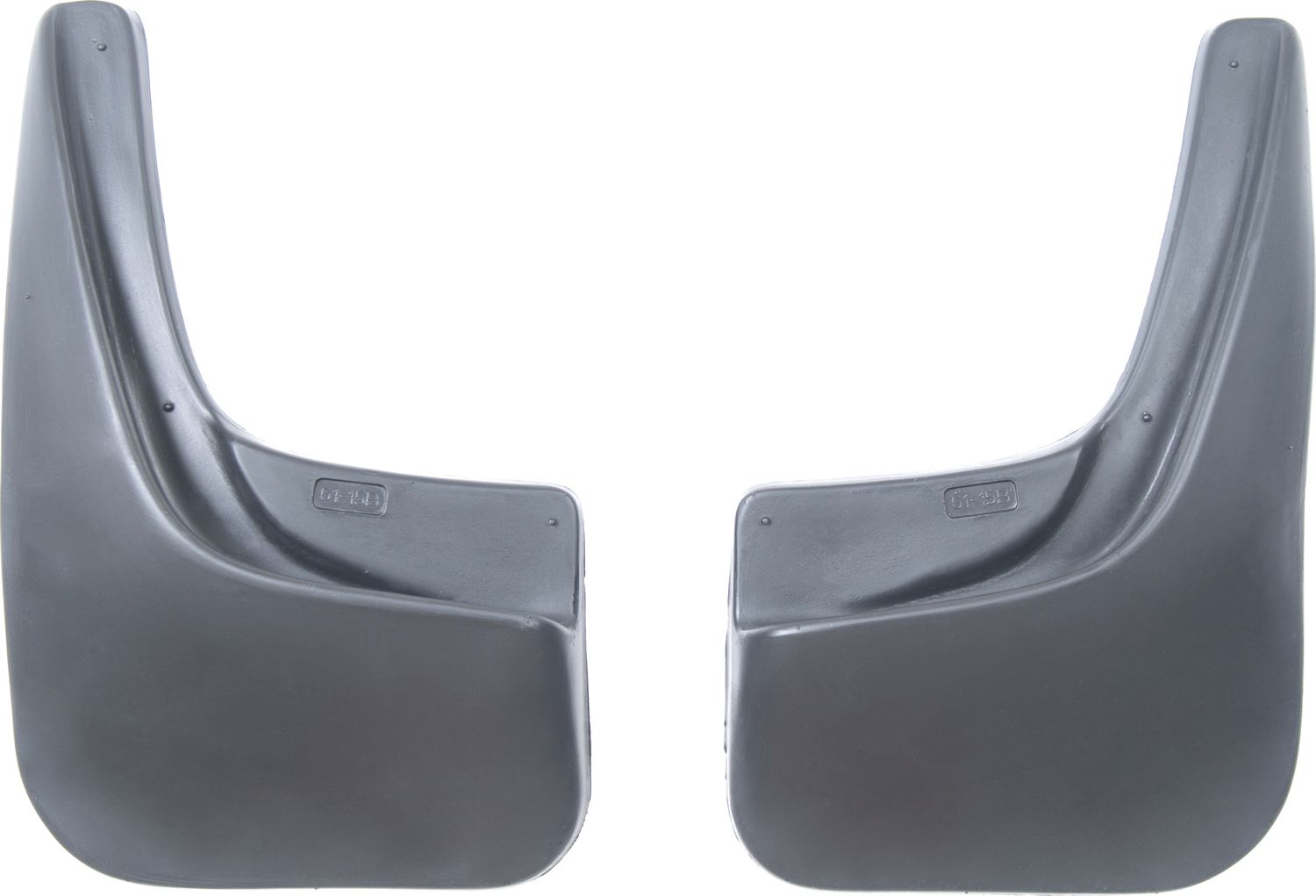 Брызговики 3D Norplast задняя пара для Nissan Micra 2005-2010. Артикул NPL-Br-61-15B