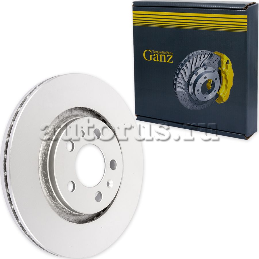 Диск тормозной передний с покрытием (Ganz). Артикул GIJ06120