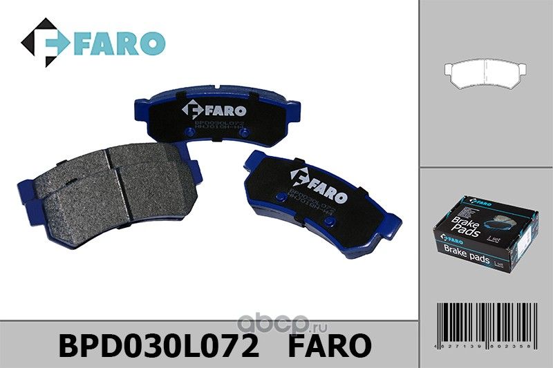 Колодки торм. диск зад.Chevrolet Lachetti, Nubira (2005-) (Faro) Faro. Артикул BPD030L072