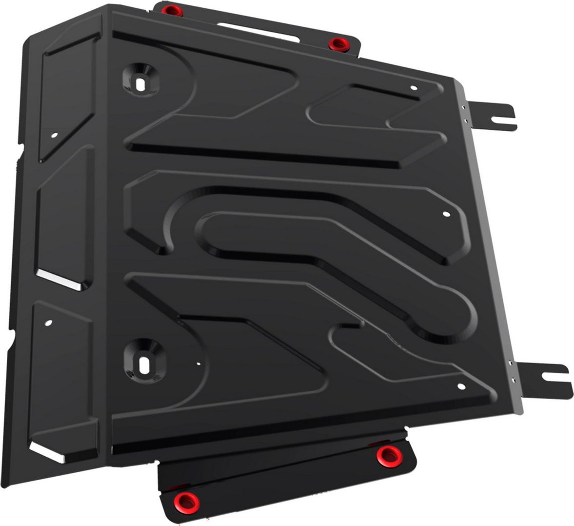 Защита АвтоБРОНЯ для картера и КПП (увеличенная) Toyota RAV4 XA30 рестайлинг 2010-2013. Артикул 111.05769.1