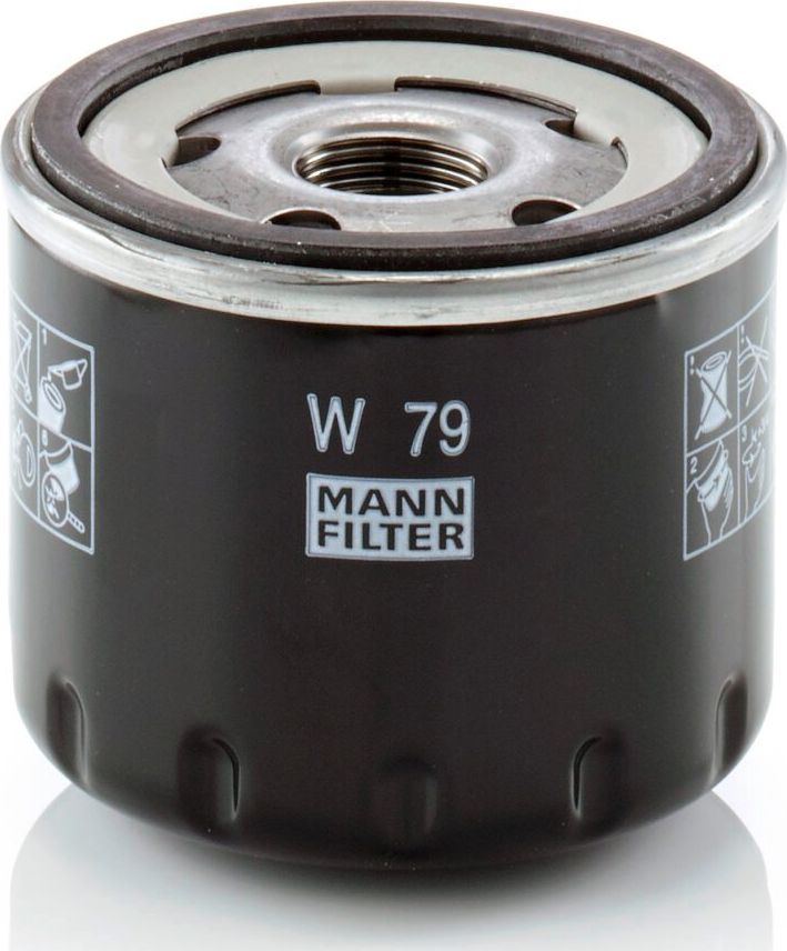 Масляный фильтр Mann-Filter для Smart Fortwo III (C453, A453) 2014-2026. Артикул W 79