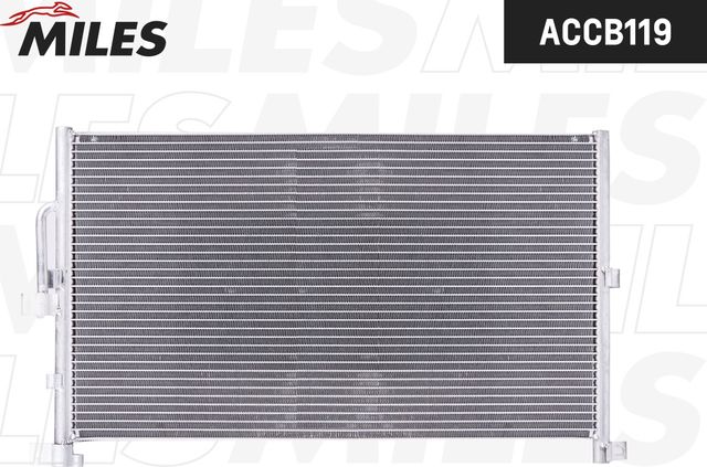 Радиатор кондиционера (конденсатор) Miles (алюминий). Артикул ACCB119