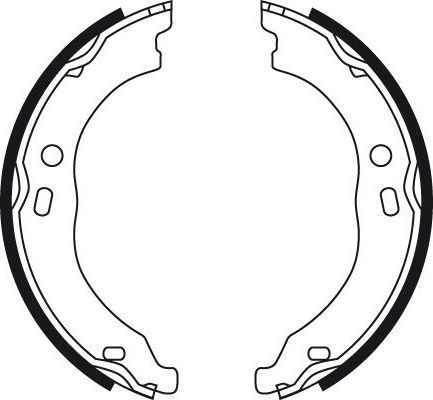 Тормозные колодки (стояночная тормозная система) TRW. Артикул GS8744