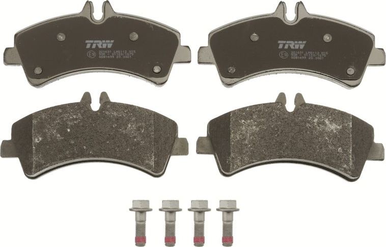 Тормозные колодки TRW COTEC. Артикул GDB1699