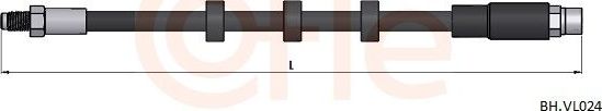 Тормозной шланг Cofle. Артикул 92.BH.VL024
