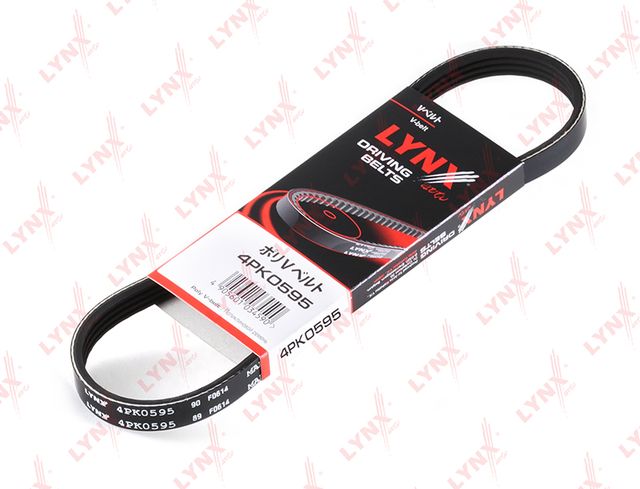 Приводной ремень поликлиновой LYNXauto для Mitsubishi Lancer VI 1993-1996. Артикул 4PK0595