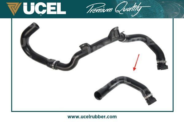 Патрубок радиатора (системы охлаждения) Ucel. Артикул 35921