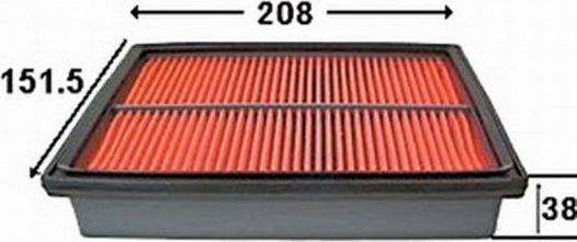 Воздушный фильтр JS Asakashi. Артикул A462J