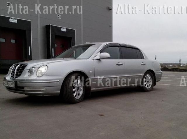 Дефлекторы Cobra Tuning Eurostandart для окон Kia Opirus 2003-2010. Артикул KE13303