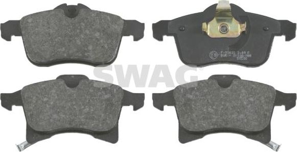 Тормозные колодки SWAG передние для Opel Astra G 2000-2005. Артикул 40 91 6491