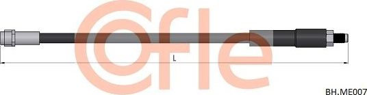 Тормозной шланг Cofle. Артикул 92.BH.ME007