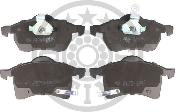 Тормозные колодки Optimal. Артикул BP-10288